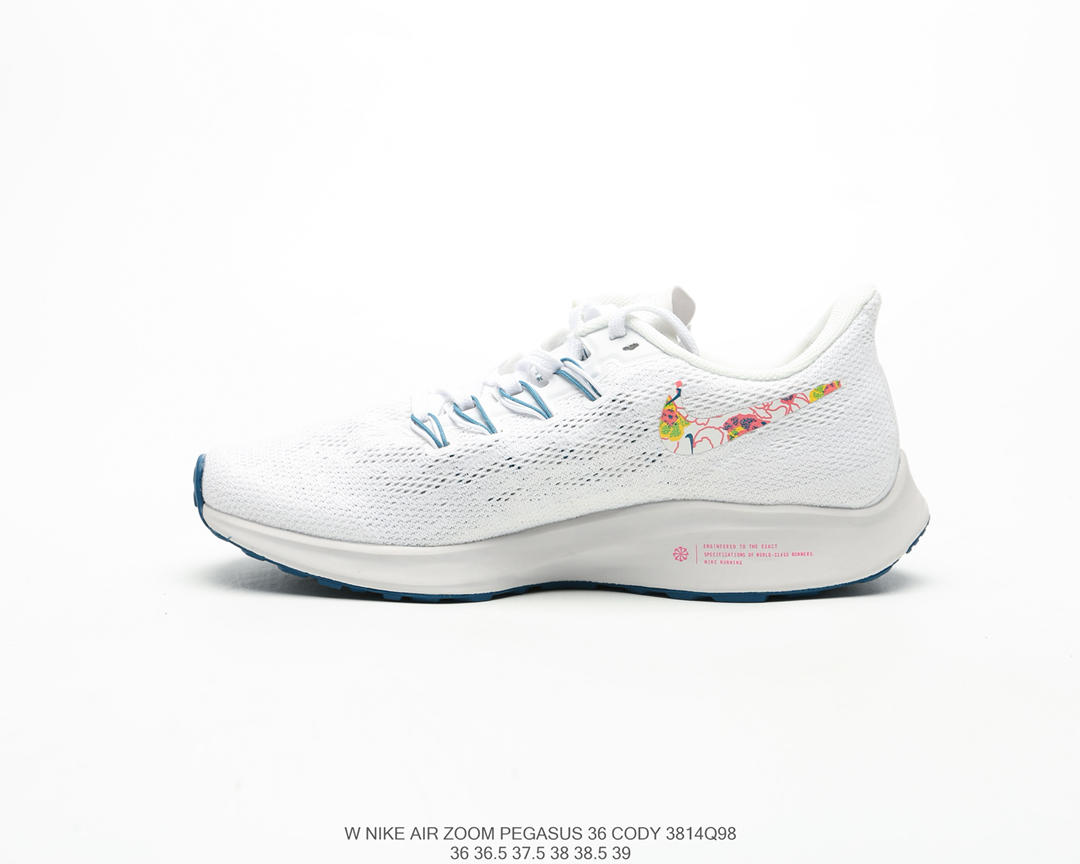 Nike Air Zoom PEGASUS 36 Shield White Orange Running Shoes For Women